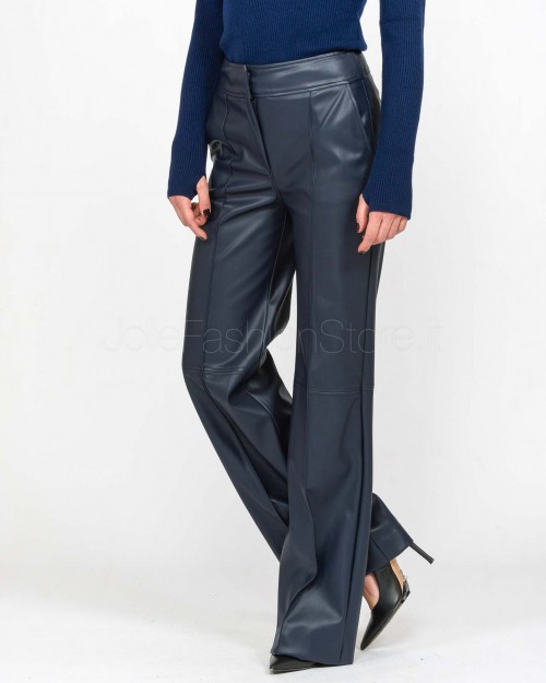 Alessandro Legora Pantalone in Ecopelle Blu