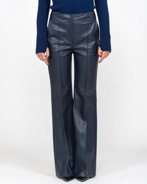 Alessandro Legora Pantalone in Ecopelle Blu  AI25AL302 BLU NAVY