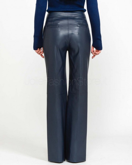 Alessandro Legora Pantalone in Ecopelle Blu  AI25AL302 BLU NAVY