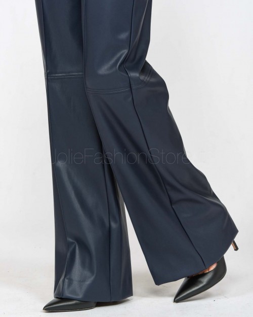 Alessandro Legora Pantalone in Ecopelle Blu  AI25AL302 BLU NAVY