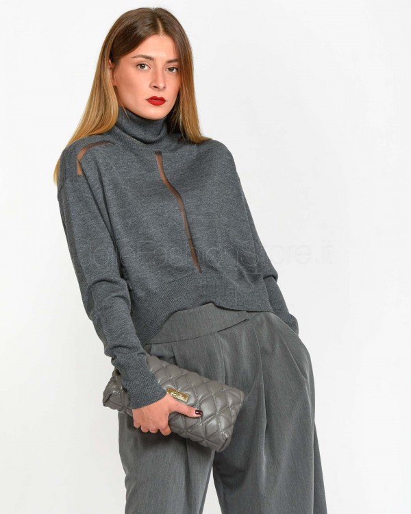 Patrizia Pepe MAGLIA/KNIT Grey Melange  2K0283 KM36 S264