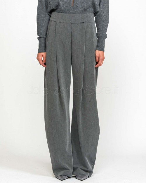 Pinko PATRE EXCALIBUR GRAY FLUID TROUSERS  103549 A18E I72