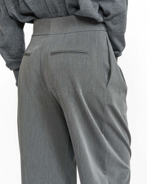 Pinko PATRE EXCALIBUR GRAY FLUID TROUSERS  103549 A18E I72