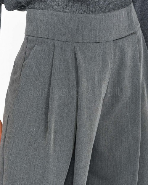 Pinko Pantalone Wide Leg Sartoriale Grigio  103549 A18E I72