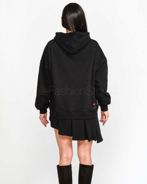 GCDS Black Chucky Sweatshirt Dress  A2CW10000CK3 99