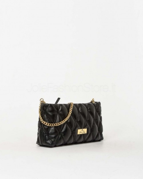 Elisabetta Franchi Borsa Tracolla Catena Nera  BS62A47E2 110