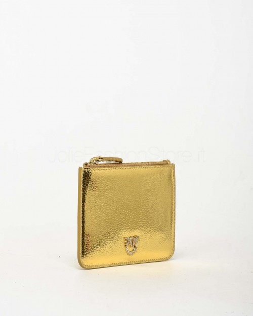 Pinko Coin Purse Metal Gold  102857 A204 ZZLY