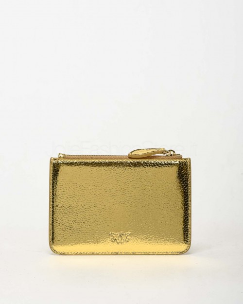 Pinko Coin Purse Metal Gold  102857 A204 ZZLY