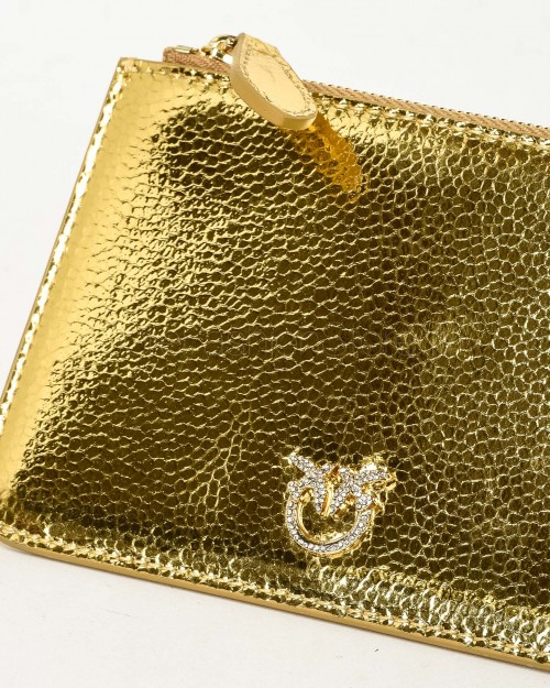 Pinko Coin Purse Metal Gold  102857 A204 ZZLY