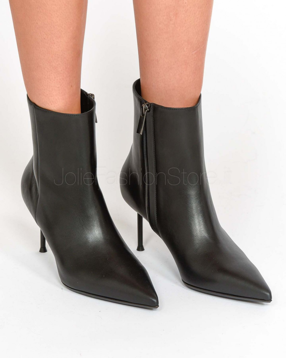 Sergio Levantesi Black Ankle Boot  GRETA5 NAPPA NERO