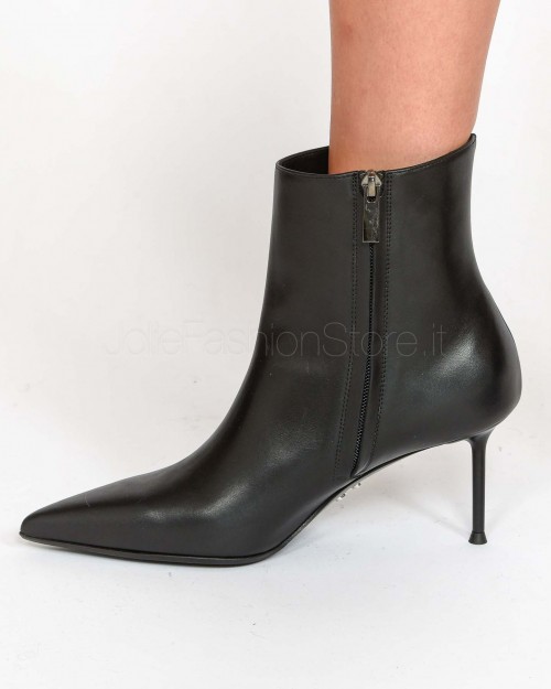 Sergio Levantesi Black Ankle Boot  GRETA5 NAPPA NERO