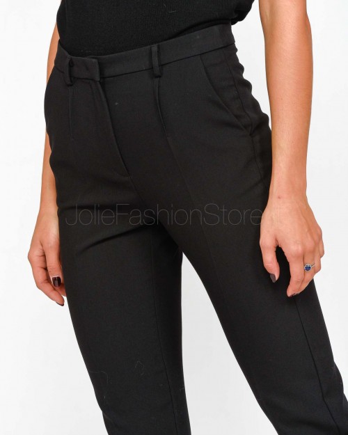 Patrizia Pepe Pantaloni a Sigaretta Nero  2P1649 A481 K103