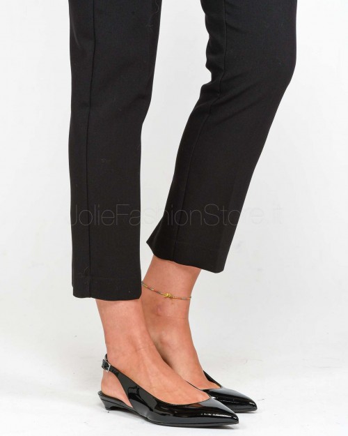 Patrizia Pepe Pantaloni a Sigaretta Nero  2P1649 A481 K103