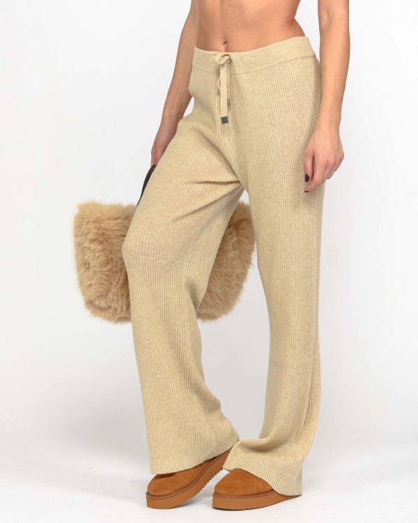 Not Shy Pantalone in Cachemire Beige  4502059C BEIGE CHINE