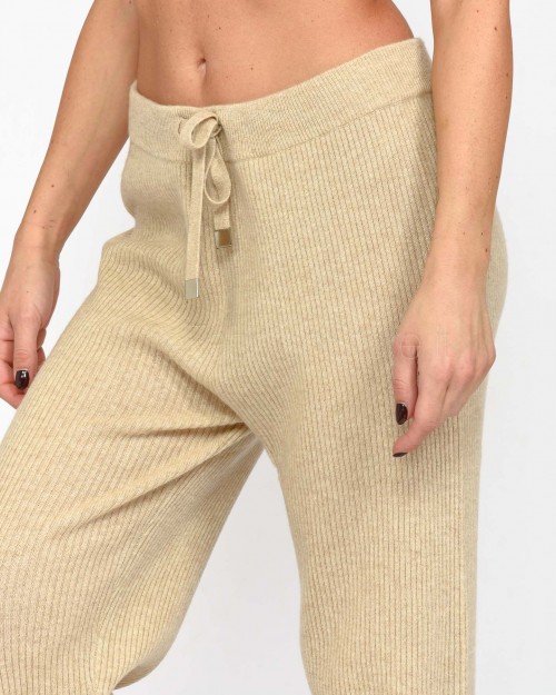 Not Shy Pantalone in Cachemire Beige  4502059C BEIGE CHINE