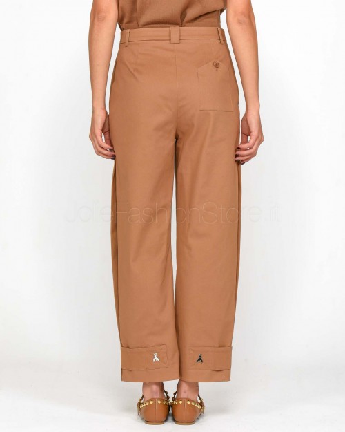 Patrizia Pepe Pantalone in Cotone Billy Brown  1P2124 A403 B202