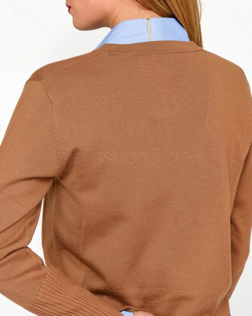 Patrizia Pepe MAGLIA/KNIT Tobacco brown  1K1005 KM36 B832