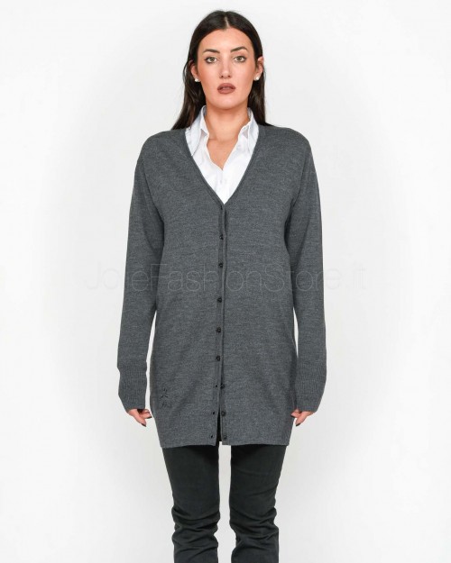 Patrizia Pepe Maxi Cardigan Grey Melange  2K0301 KM36 S264