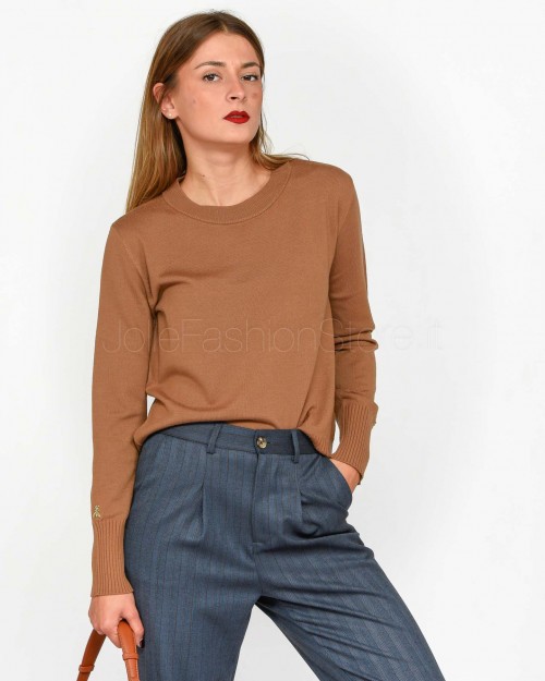 Patrizia Pepe MAGLIA/KNIT Tobacco brown