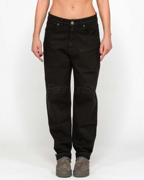 God Save Denim Pantalone Nero Carrot  GIOVE 3 NERO