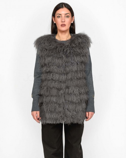 Tavus Milano Gilet in Mongolia Grigio  24152 GRAY