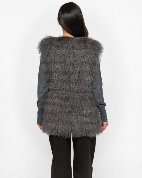 Tavus Milano Gilet in Mongolia Grigio  24152 GRAY