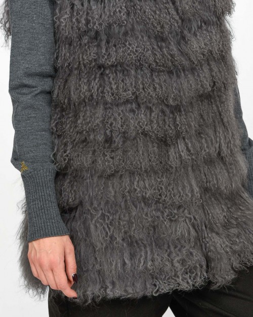 Tavus Milano Gilet in Mongolia Grigio  24152 GRAY