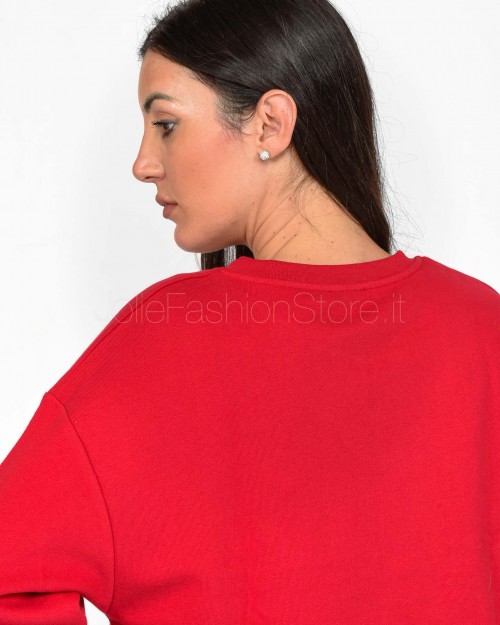 Patrizia Pepe FELPA/SWEATSHIRT Jester red  1M4015 J079 R861