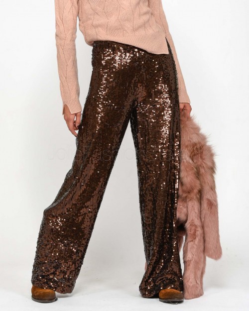 Pinko Pantalone Paillettes All Over  104371 A27N M22