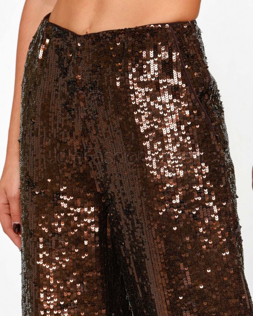 Pinko Pantalone Paillettes All Over  104371 A27N M22