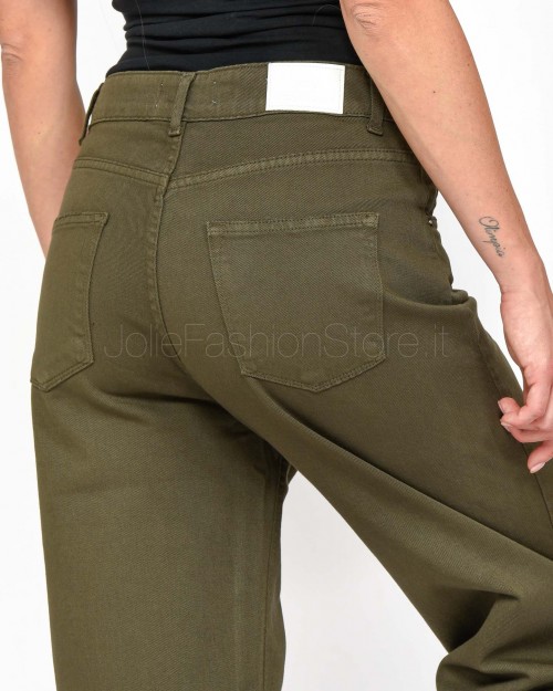 God Save Denim Pantalone Militare Carrot  GIOVE 3 MILITARE