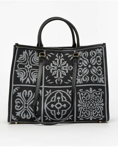 My Best Bag Borsa Atene Shopping Ossidiana Gray  MYB 8102 OSSIDIANA GRAY