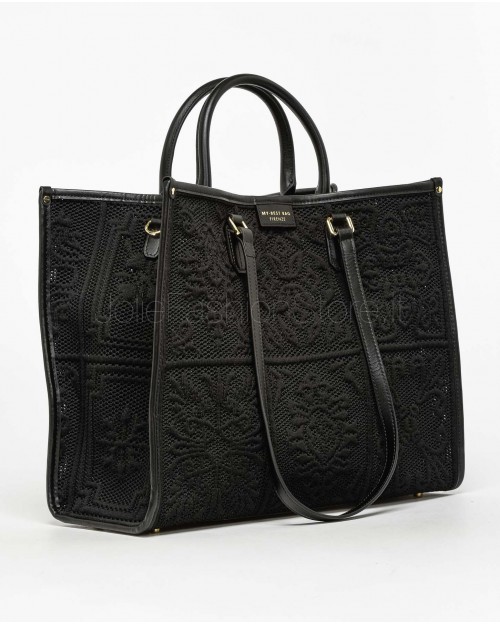 My Best Bag Borsa Atene Shopping Ossidiana  MYB 8102 OSSIDIANA