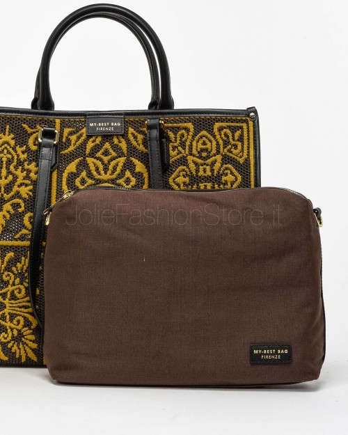 My Best Bag Borsa Atene Shopping Amber  MYB 8102 AMBER