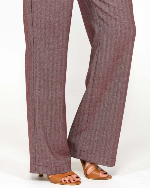 I'Min Luxury Pantalone Spina Pesce Amarone  RM18 143