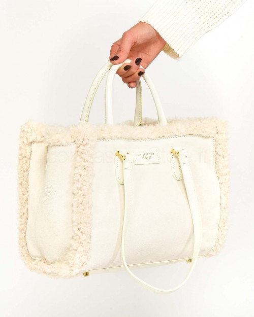 My Best Bag Borsa Shopping Media Bianco  MYB 8116 SNOW