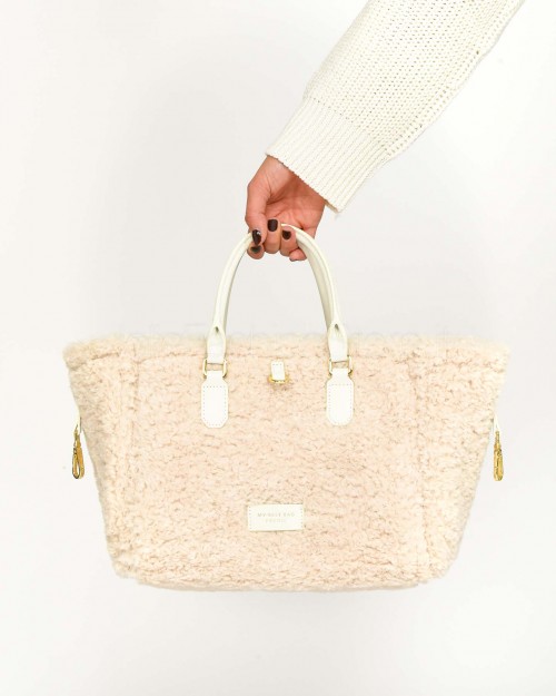 My Best Bag Borsa Shopping Media Bianco  MYB 8116 SNOW