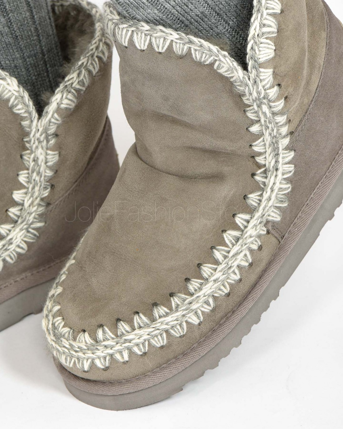 Mou boots grey best sale