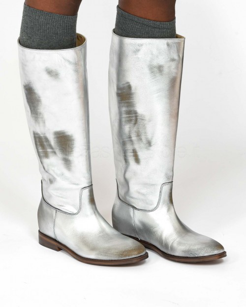 Silver Texan Boot Strategia  A5894 TAYLOR ARIEL ARGENTO