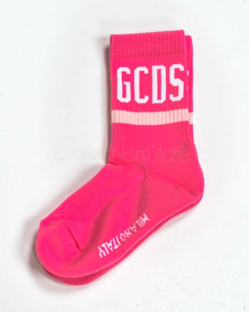 GCDS Logo Socks Rosa  A1OU3800KC7 09