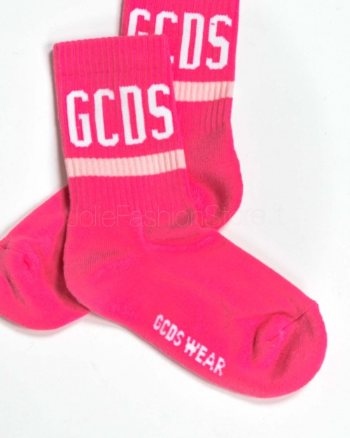 GCDS Logo Socks Rosa  A1OU3800KC7 09