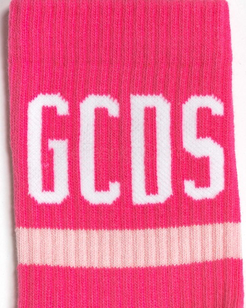 GCDS Logo Socks Rosa  A1OU3800KC7 09