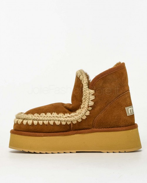 Mou Mini Eskimo Platform Ankle Boot Cognac  MU.FW681000A COG