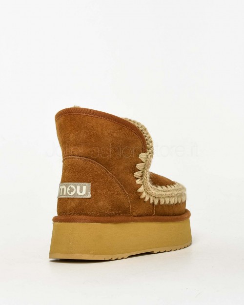 Mou Mini Eskimo Platform Ankle Boot Cognac  MU.FW681000A COG