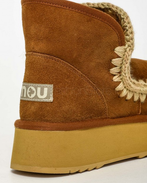 Mou Mini Eskimo Platform Ankle Boot Cognac  MU.FW681000A COG