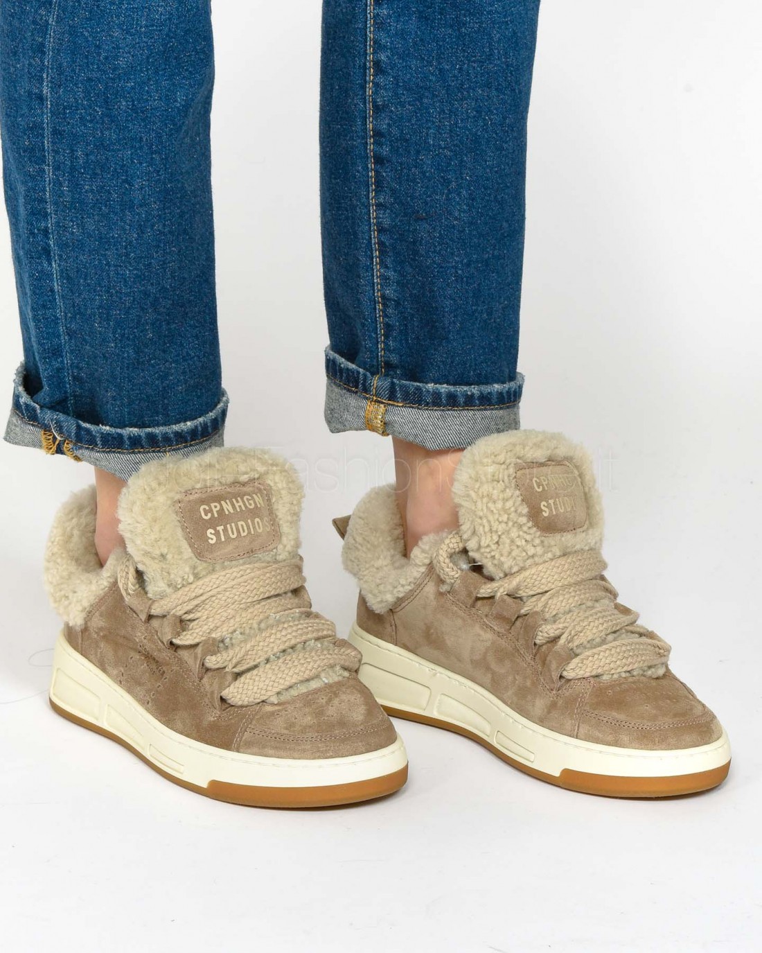 Copenhagen Sneakers Suade Teddy Taupe  CPH 0213 TAU