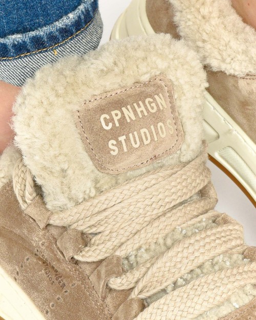 Copenhagen Sneakers Suade Teddy Taupe  CPH 0213 TAU