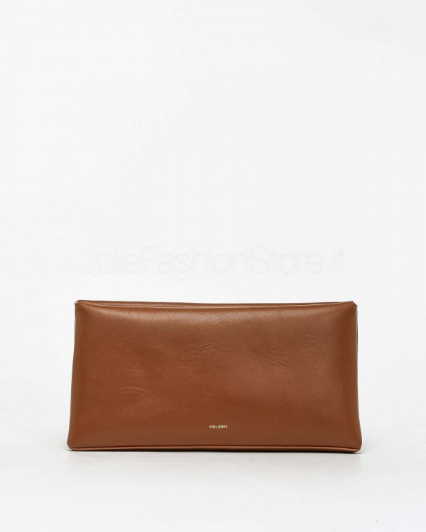 Mouliebre Pochette Calfskin Nappa Saddle  CARLOTTA SADDLE