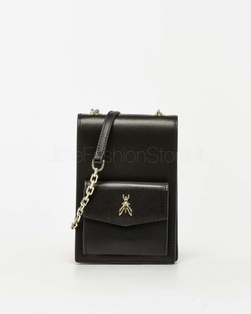 Patrizia Pepe PORTACHIAVI/KEY PREMIUM LEATHE Nero