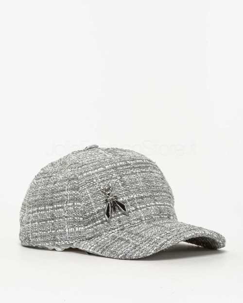 Patrizia Pepe CAPPELLO/HAT Gray Tweed